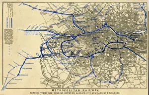 Aldgate: Map, Metropolitan Underground Railway