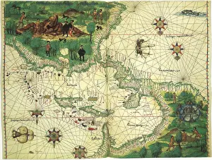 Stretches: Map of Mexico et al 1547