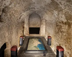 Vault: Map model, Antiga Audiencia, Tarragona, Catalonia, Spain