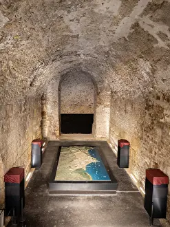 Vault: Map model, Antiga Audiencia, Tarragona, Catalonia, Spain