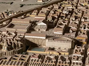 Vault: Map model, Antiga Audiencia, Tarragona, Catalonia, Spain