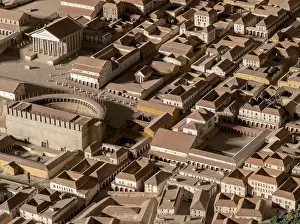 Vault: Map model, Antiga Audiencia, Tarragona, Catalonia, Spain
