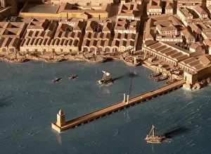 Vault: Map model, Antiga Audiencia, Tarragona, Catalonia, Spain