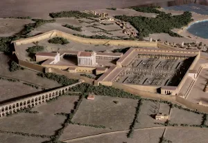 Augustus: Map model, Antiga Audiencia, Tarragona, Catalonia, Spain