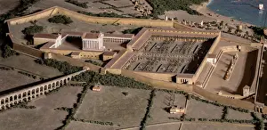 Augustus: Map model, Antiga Audiencia, Tarragona, Catalonia, Spain