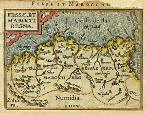 Mares: Map of Morocco, 1601