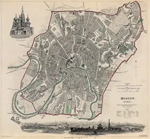 Antiquarian: Map of Moscow 1836