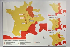 Vercingetorix: Map, Musee Archeologique de la Bataille de Gergovie