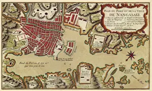 1763: Map of Nagasaki 1763