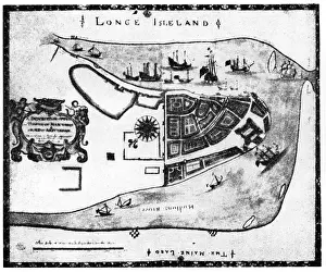 Nieuw: Map of New Amsterdam, 1661
