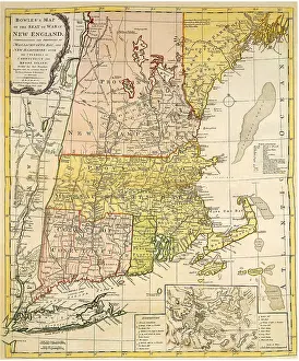 Bowles: Map of New England 1776