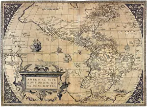 1570: Map of New World 1570