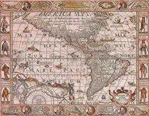 1652: Map of New World 1652
