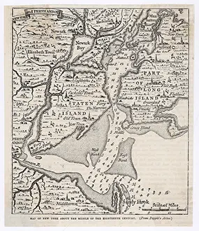 Staten: Map of the New York Area