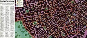 Garages: Map to the nightlife of London, 1965
