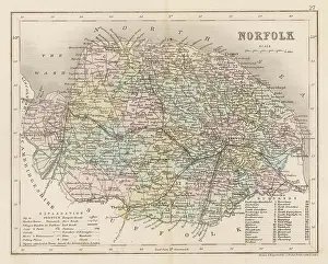 C1857: Map - Norfolk circa 1857