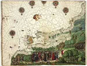 Newfoundland: Map of North America 1547
