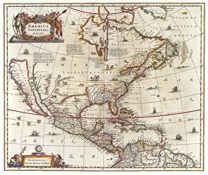 1636: Map of North America 1636