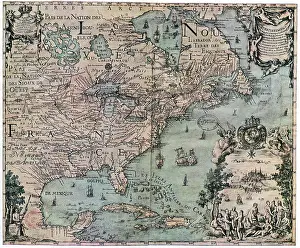 1702: Map - North America - 1702