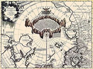 Vincenzo: Map of the North Pole 1690