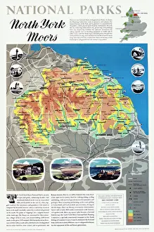 Yorks: Map of the North Yorks Moors