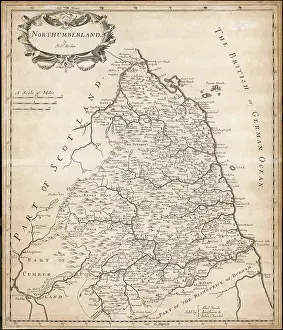 Camdens: Map of Northumberland