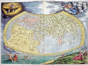 Ptolemys: Map of the Old World according to Ptolemy, 2nd century
