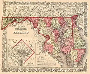 Conveys: Map of Original D.C - 1865