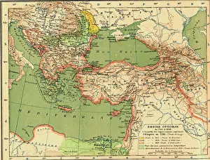 Schrader: Map of the Ottoman Empire 1792-1856