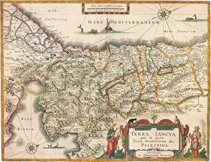 Jonah: Map of Palestine 1629