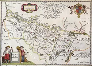 Armory: Map of Picardy, 1635