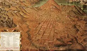 1758: Map of Potosi, Peru 1758