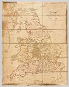 1807: Map - Praehagraphy of England