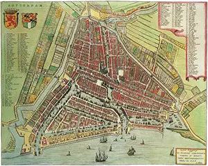 1649: Map of Rotterdam - 1649