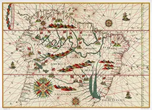 1582: MAP/S AMERICA/BRAZIL 16C