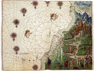 Magellan: Map of SE South America 1547