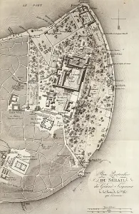 Haggia: Map of the Seraglio Point, Istanbul, Turkey
