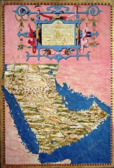 Pellegrino: Map of Sixteenth Century Arabia