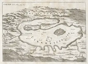 Slovenia: MAP OF SLOVENIA 1689