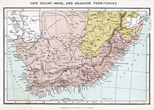 Bechuana: Map of Southern Africa