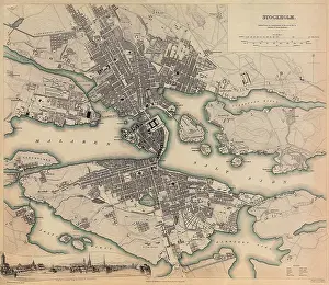 Antiquarian: Map of Stockholm 1836