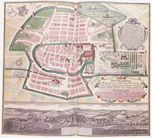 1742: Map of Stuttgart 1742
