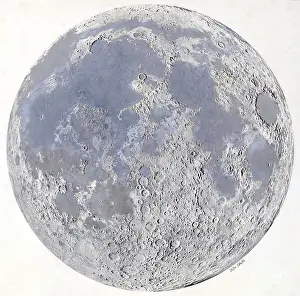 Interpretations: Map of the surface of Earth's Moon at the ?