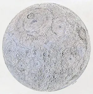 Interpretations: Map of the surface of Earth's Moon in the ?