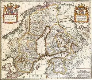 1662: Map of Sweden 1662