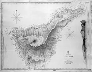 Charts: Map of Tenerife, Canary Islands