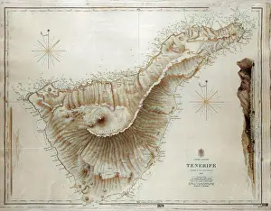 Charts: Map of Tenerife, Canary Islands