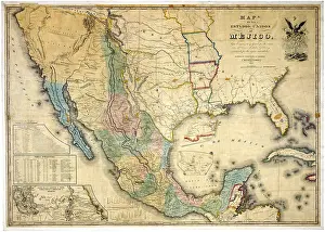 1847: Map of the United States of Mexico, 1847