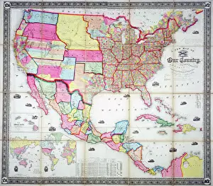 Prospective: Map of the USA 1855