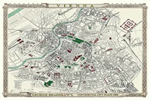 Bradshaw: Map of Vienna